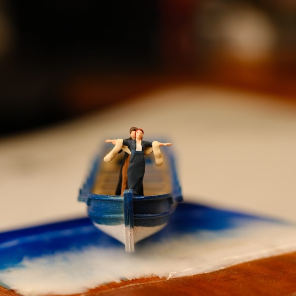 Miniatures Custom Figures Titanic (1/64 & 1:87, HO Scale) (exclude Boat) not presier not noch