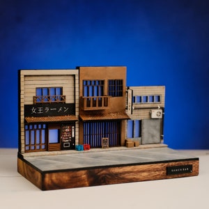 Mini Diorama Japanese Restaurant for Diecaster/Figures/Collectible