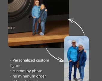 Figura miniatura personalizada a partir de una foto: regalo conmemorativo 3D personalizado