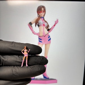 Miniature Custom 3D Figurine from Photo: Personalized Memorial Gift