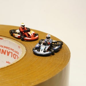 Miniatures Figures Gokart Series (1:87, HO Scale) not presier not noch