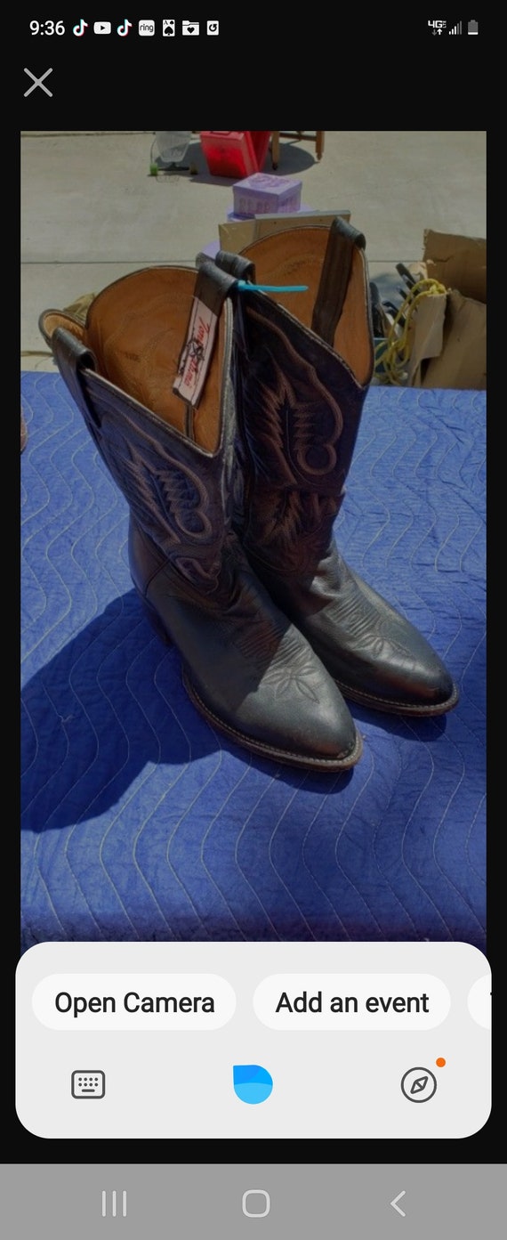 Tony Lama Mens Vintage Boots