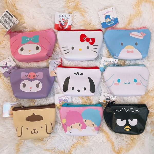 Sanrio Cute Zipper Coin Pouch Wallet