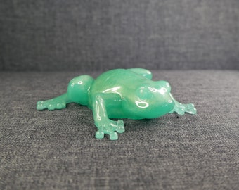 Hoppy - Turquoise Resin Frog