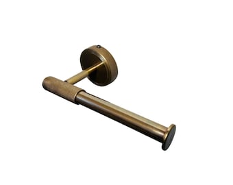 Portarrollos de papel higiénico de latón macizo - Diseño moderno para baños y cocinas