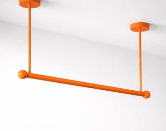 Handmade Solid Brass Ceiling Rack – Custom Clothes Bar, Pot Rack