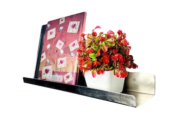 Modern Brass Shelving Ledge Multipurpose Simple Design Floating Shelf Brass Shelf Bathroom Shelf