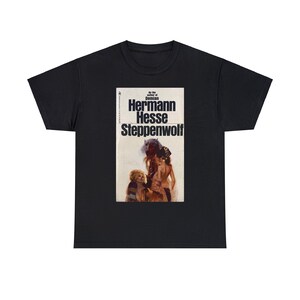 Steppenwolf Book Cover Art Unisex Cotton Tee Shirt Hermann Hesse