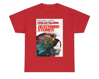 Deathbird Stories Book Cover Art Unisex Cotton Tee