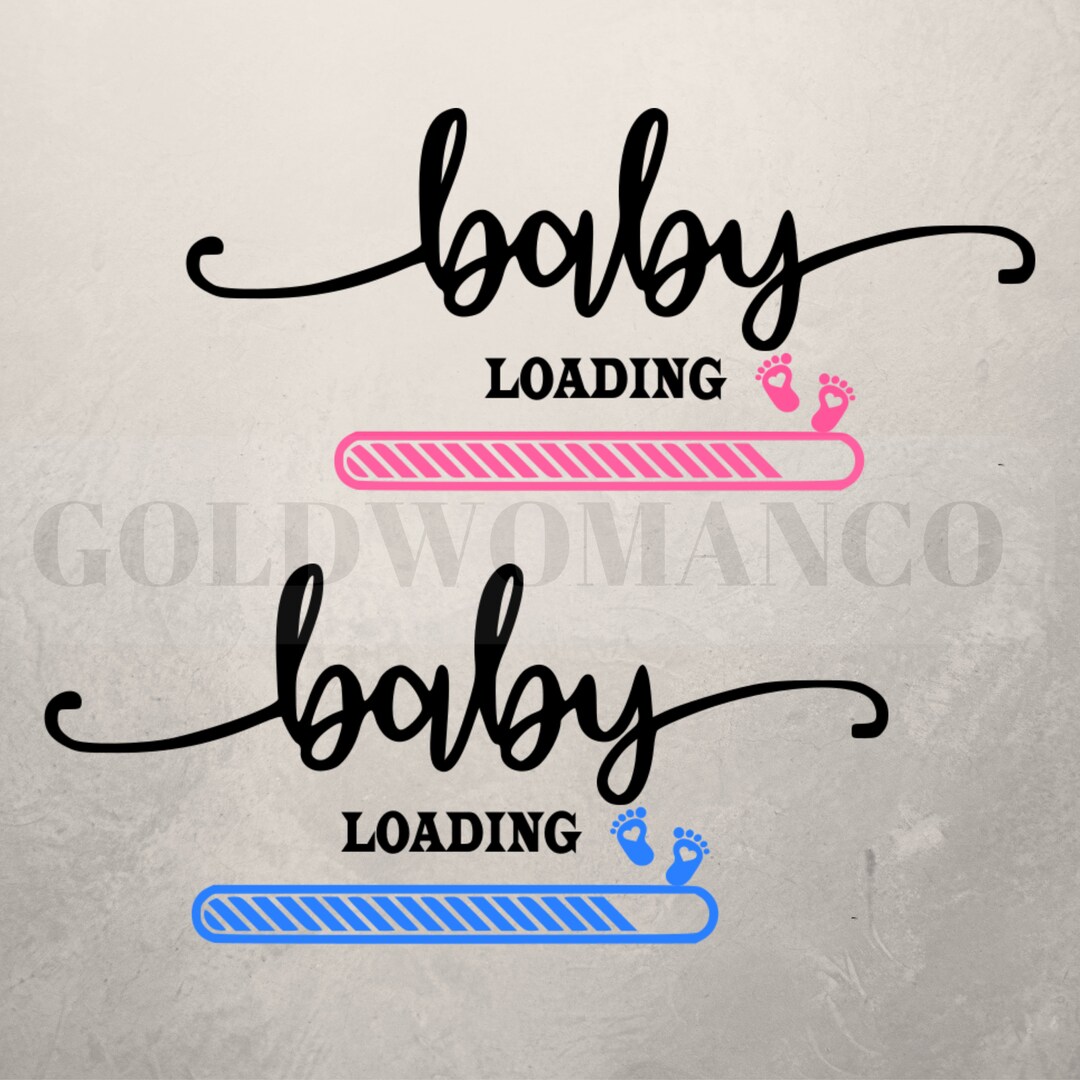 Baby Loading Svg, Loading Svg Cut Files for Cricut, Baby Foot Svg, Silhouette, Digital Download