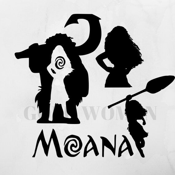 Moana Svg Bundle Moana Silhouette Svg Moana Clipart Svg File Etsy