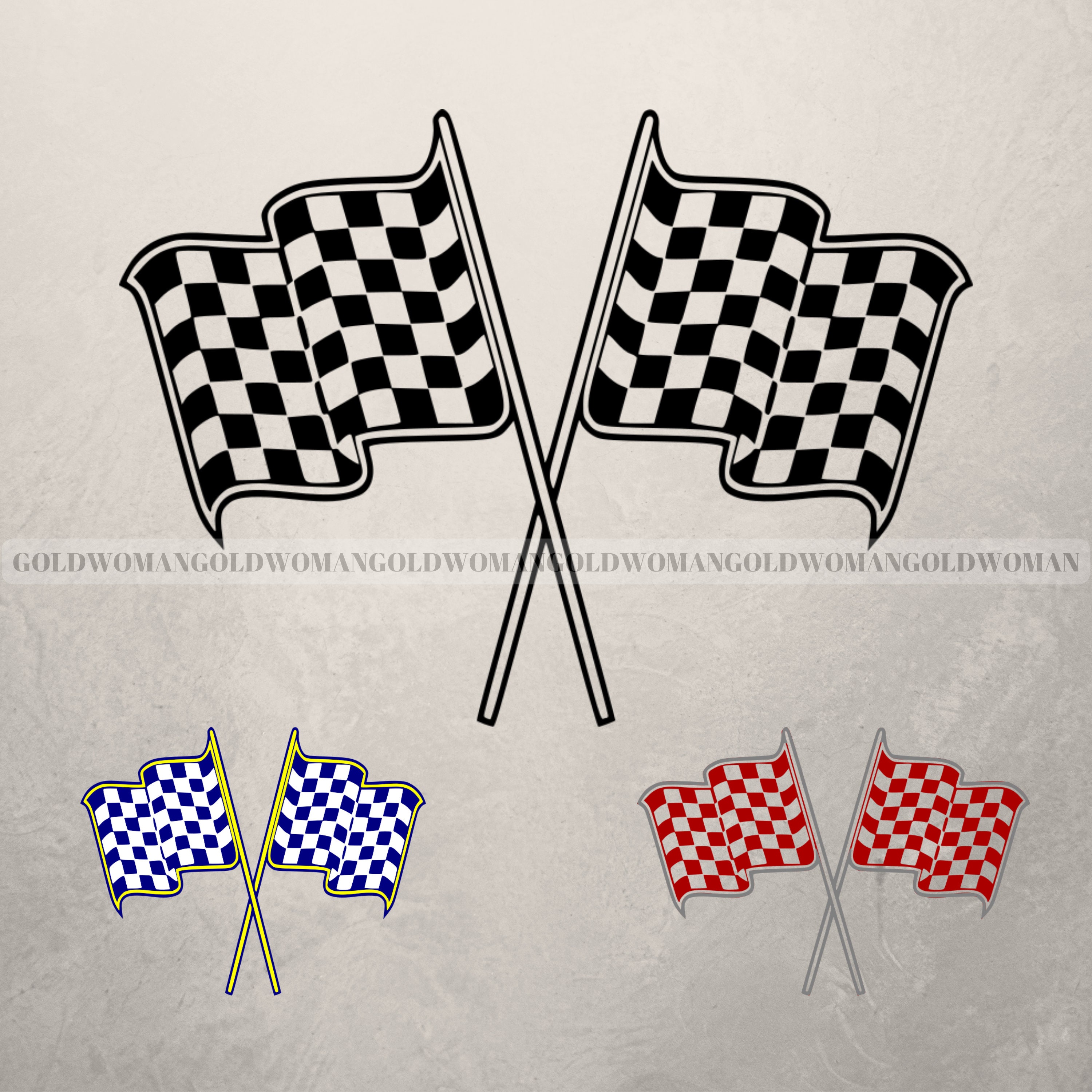 Racing Flags Svg Checkered Flag Svg Cut Files Start and Etsy UK
