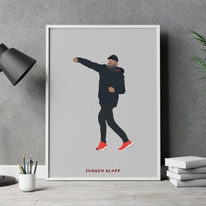 Jurgen Klopp Liverpool FC Football Poster