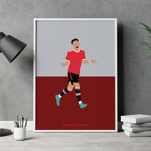 Jadon Sancho Manchester United Voetbal Poster