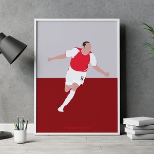 Thierry Henry Arsenal Football Poster