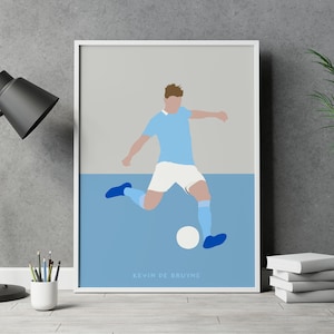 Kevin De Bruyne Cartel de fútbol del Manchester City