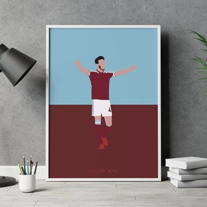 Declan Rice West Ham Football Poster