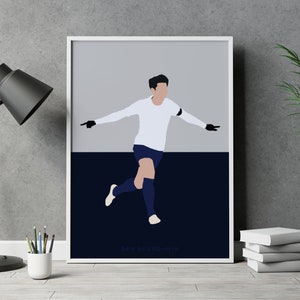 Son Heung-Min Tottenham Hotspur COYS Football Poster Print Artwork