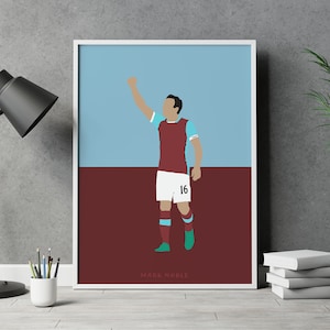 Mark Noble West Ham FC Football Poster