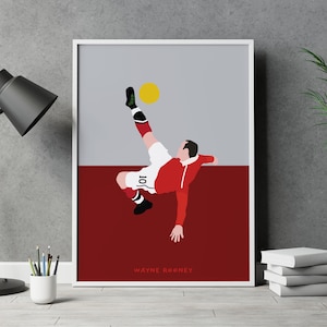 Wayne Rooney Documentary Manchester United Football Poster