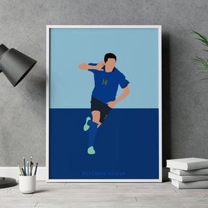 Federico Chiesa Italy Football Poster