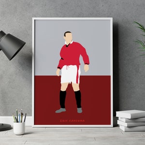 Eric Cantona Kick Manchester United Football Poster