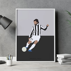 Andrea Pirlo Juventus Football Poster