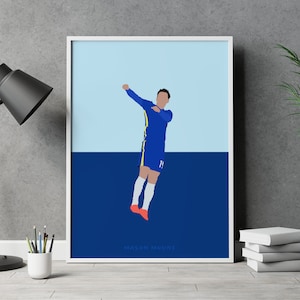 Mason Mount Chelsea FC Football Poster