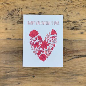 Pink Valentine&#39;s Day Greeting Card Printable