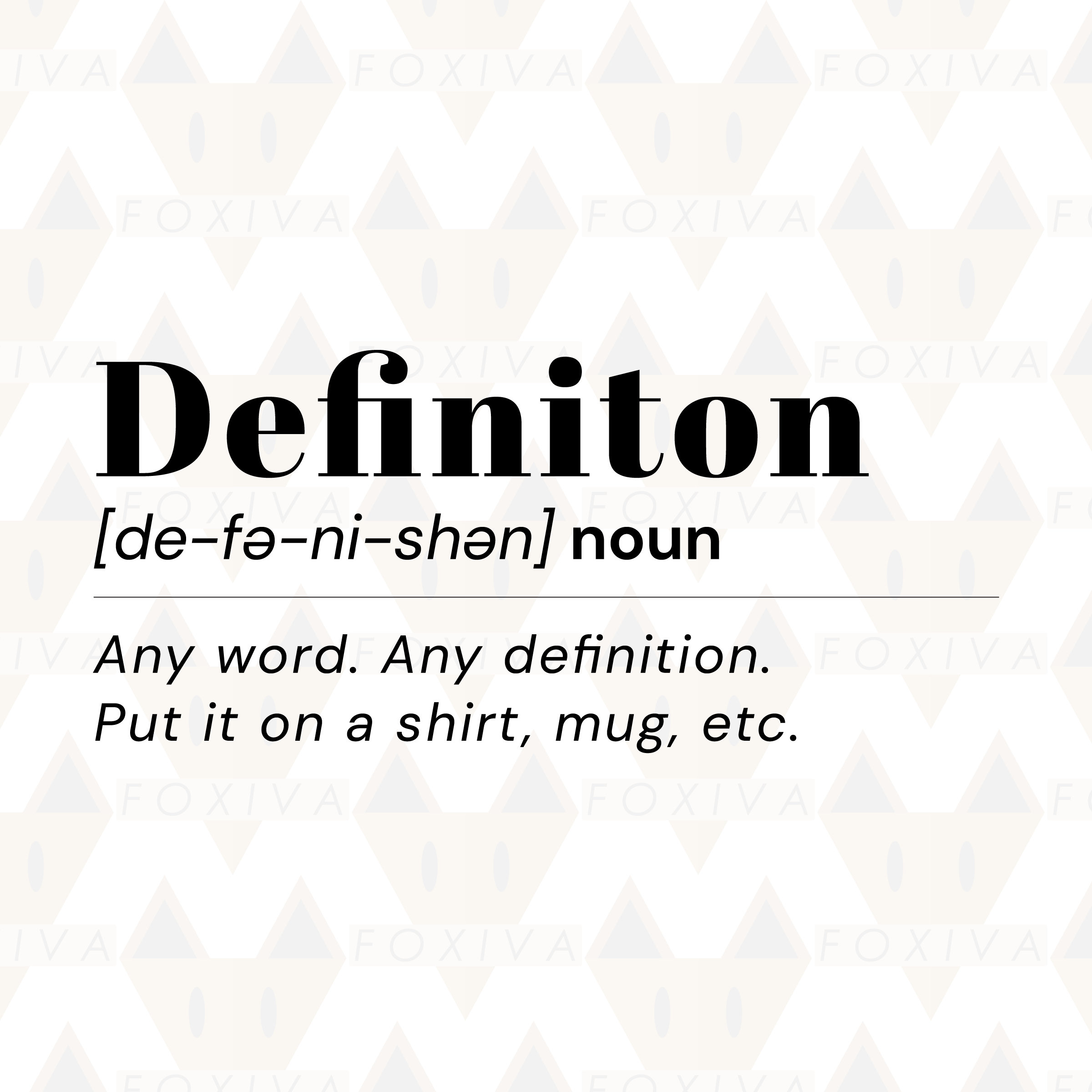 Custom Dictionary Word Design Put Any Word/definiton and I'll Put It on Custom Dictionary Word Design Put Any Word/definiton and I'll Put It on