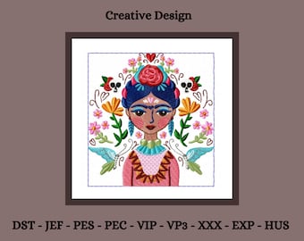 Creative Machine Embroidery Design - Instant Download