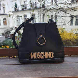 Leather Moschino Tasche Vintage Vintage Moschino Bag From The