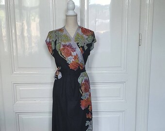 Robe portefeuille vintage des années 1980, par ari exclusiv-moden