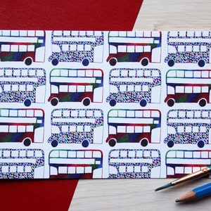 London bus postcards – Set of 4 – Double decker bus – Routemaster