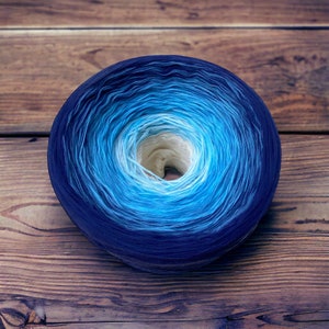 Gradient yarn, cotton yarn ,plied yarn, Crochet yarn,  yarn cake , 1300 yards