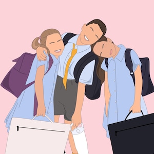Ritratto senza volto, illustrazione personalizzata, foto personalizzata, illustrazione fotografica, ritratto personalizzato, illustrazione digitale, regalo immagine 8