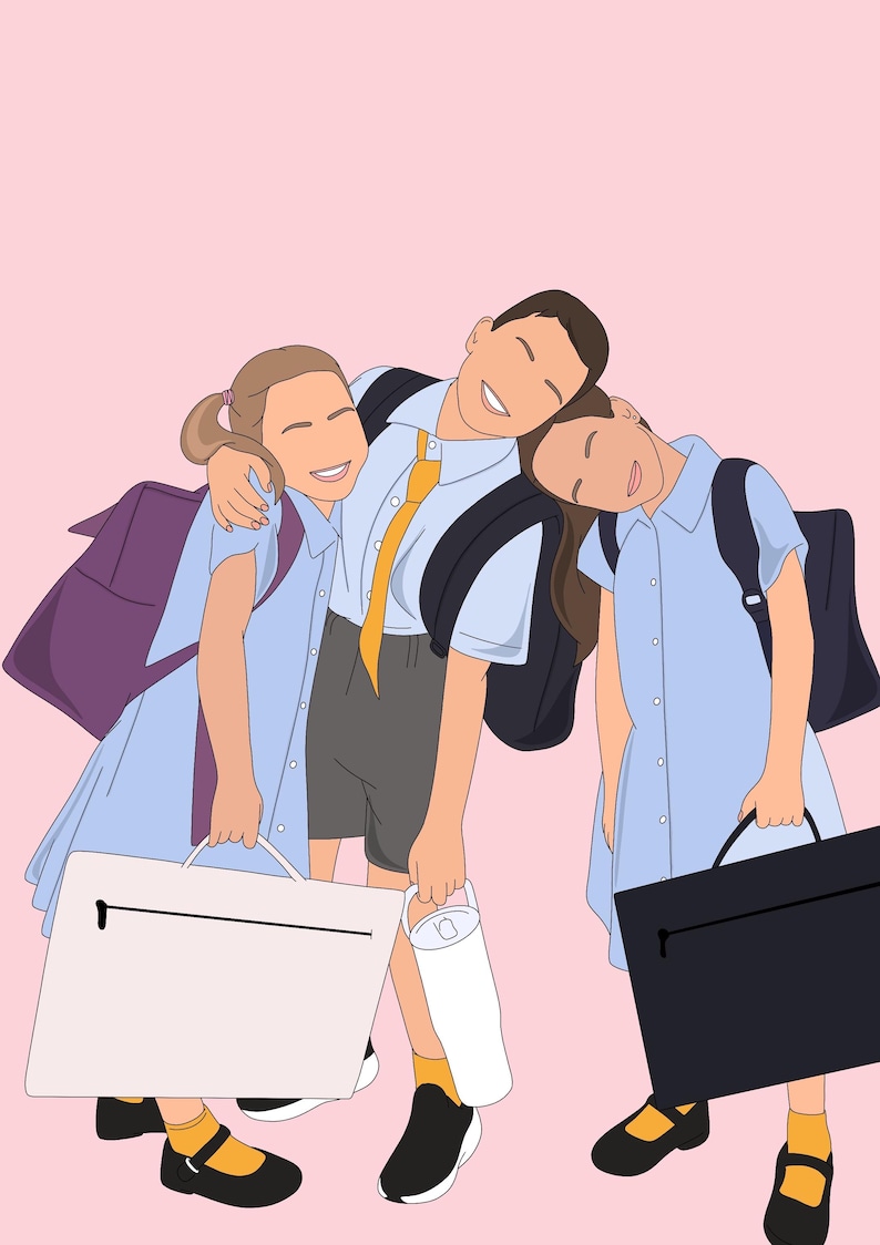Ritratto senza volto, illustrazione personalizzata, foto personalizzata, illustrazione fotografica, ritratto personalizzato, illustrazione digitale, regalo immagine 8