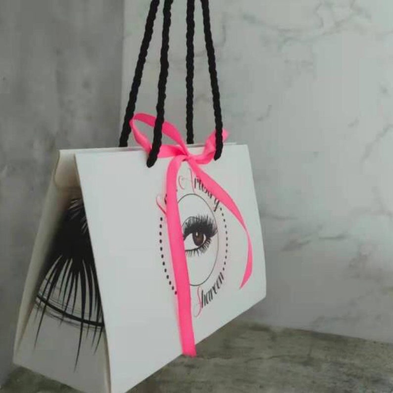 10 Eyelash Gift Bags Etsy