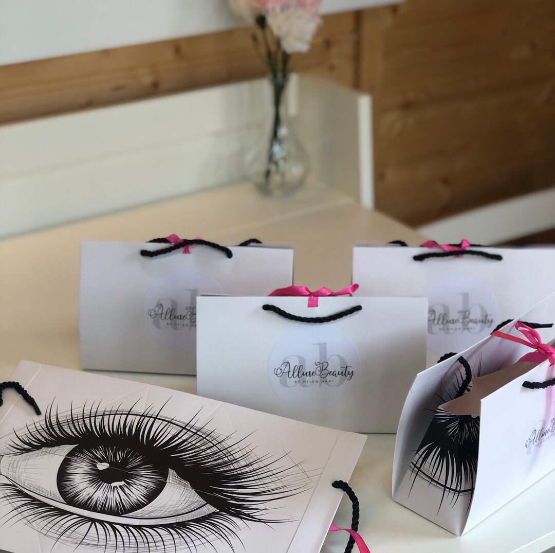10 Eyelash Gift Bags Etsy