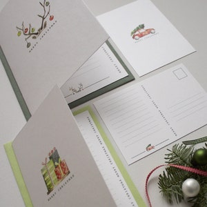 Weihnachtskarten | Kartenset Weihnachten | Christmas Cards | Klappkarte | Postkarte | A6 | A5 |