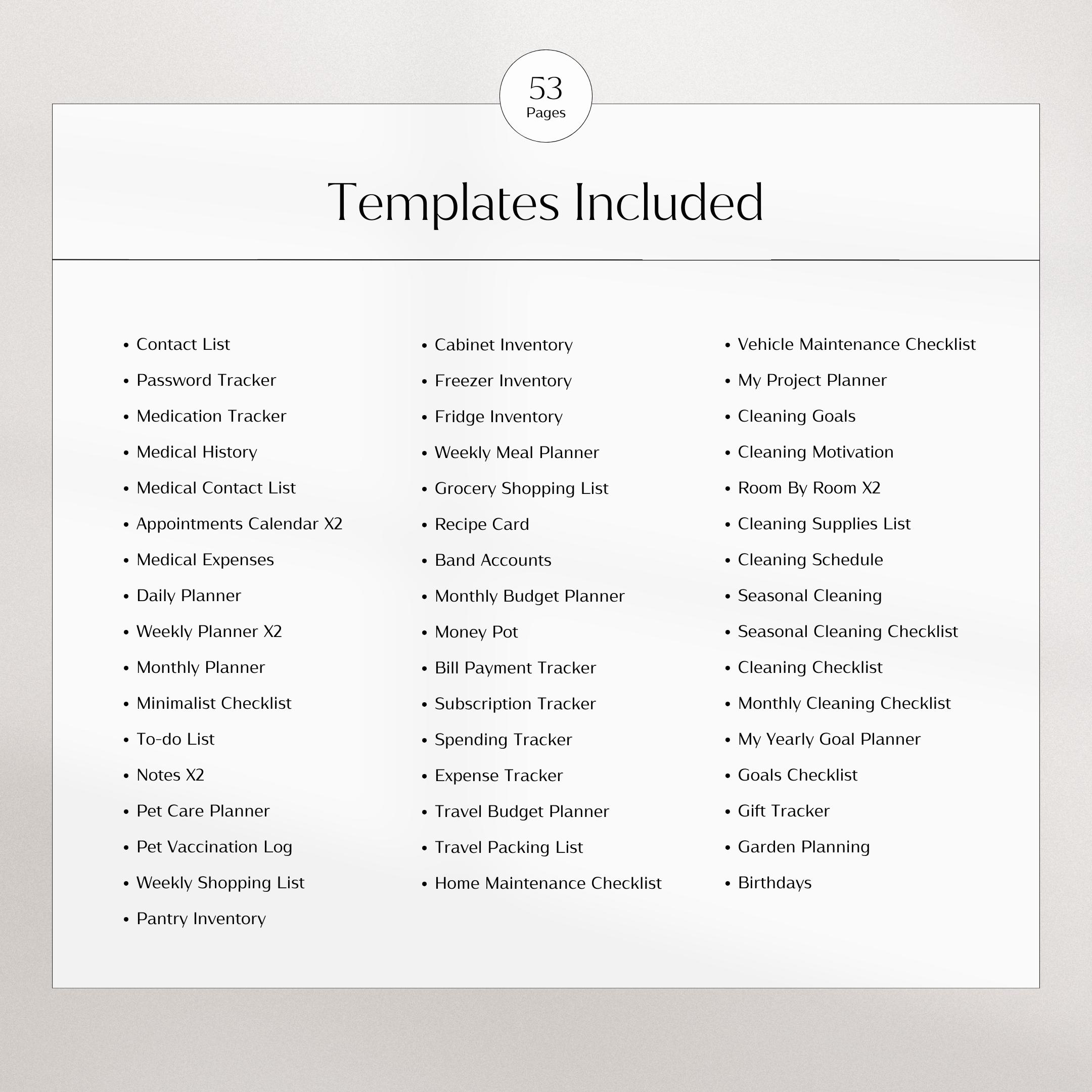 Home Management Binder | Cleaning Schedule | ADHD Planner Printable ...