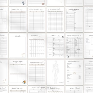 Sewing Planner, Printable or digital PDF Sewing Planner, Sewing Pattern Organizer, Sewing Project, Sewing, Sewing journal, Quilt Planner image 4