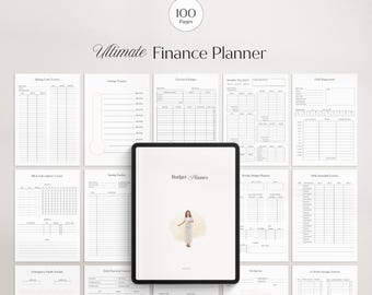 Financial Planner | Budget Planner | Finance Tracker | Expense Tracker | Bill Tracker Weekly Budget | Paycheck Budget | Finance Planner| PDF