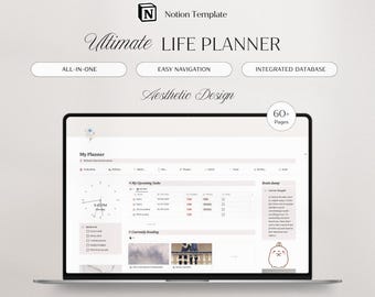 Notion Life Planner Template | All-In-One Digital Planner