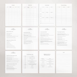 Puede incluir: Un planificador imprimible con secciones para rutinas diarias, planificaci&oacute;n de objetivos, almacenamiento de contrase&ntilde;as y una secci&oacute;n de 3 c&oacute;digos a trav&eacute;s de la vida con categor&iacute;as para educaci&oacute;n y alfabetizaci&oacute;n, empleo y compensaci&oacute;n, ciertos determinantes psicosociales y determinantes psicosociales generales. El planificador tambi&eacute;n incluye una secci&oacute;n para c&oacute;digos de psicoterapia y una lista de posibles problemas que pueden desencadenarte.