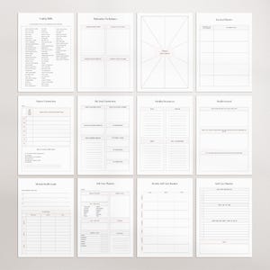 Quaderno di lavoro per la salute mentale / Diario dell'ansia / Monitoraggio dell'umore / Lavoro ombra / Schede di lavoro CBT / Diario della terapia / Diario del benessere / Cura di sé immagine 5
