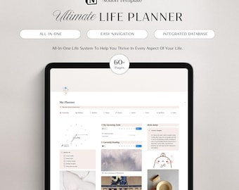 Notion Life Planner Template | All-In-One Digital Planner