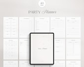 Party Planner | Printable Planner | Event Planner | Event Planning Template | Birthday Planner | Party Checklist | Party Planning | PDF