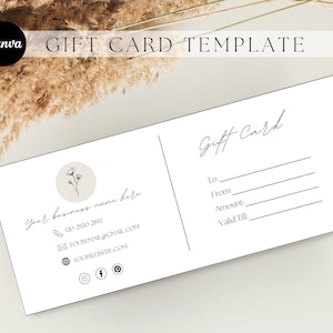 ADD LOGO, Gift Certificate Template, DIY Gift Certificate, Editable Gift  Voucher, Printable Gift Card, Coupon Marketing Certificate - Etsy UK