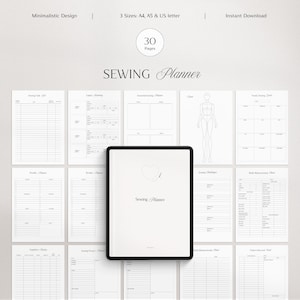 Sewing Planner | PDF Sewing Planner | Sewing Pattern Organizer | Sewing Project | Sewing journal, | Quilt Planner | Printable/Digital